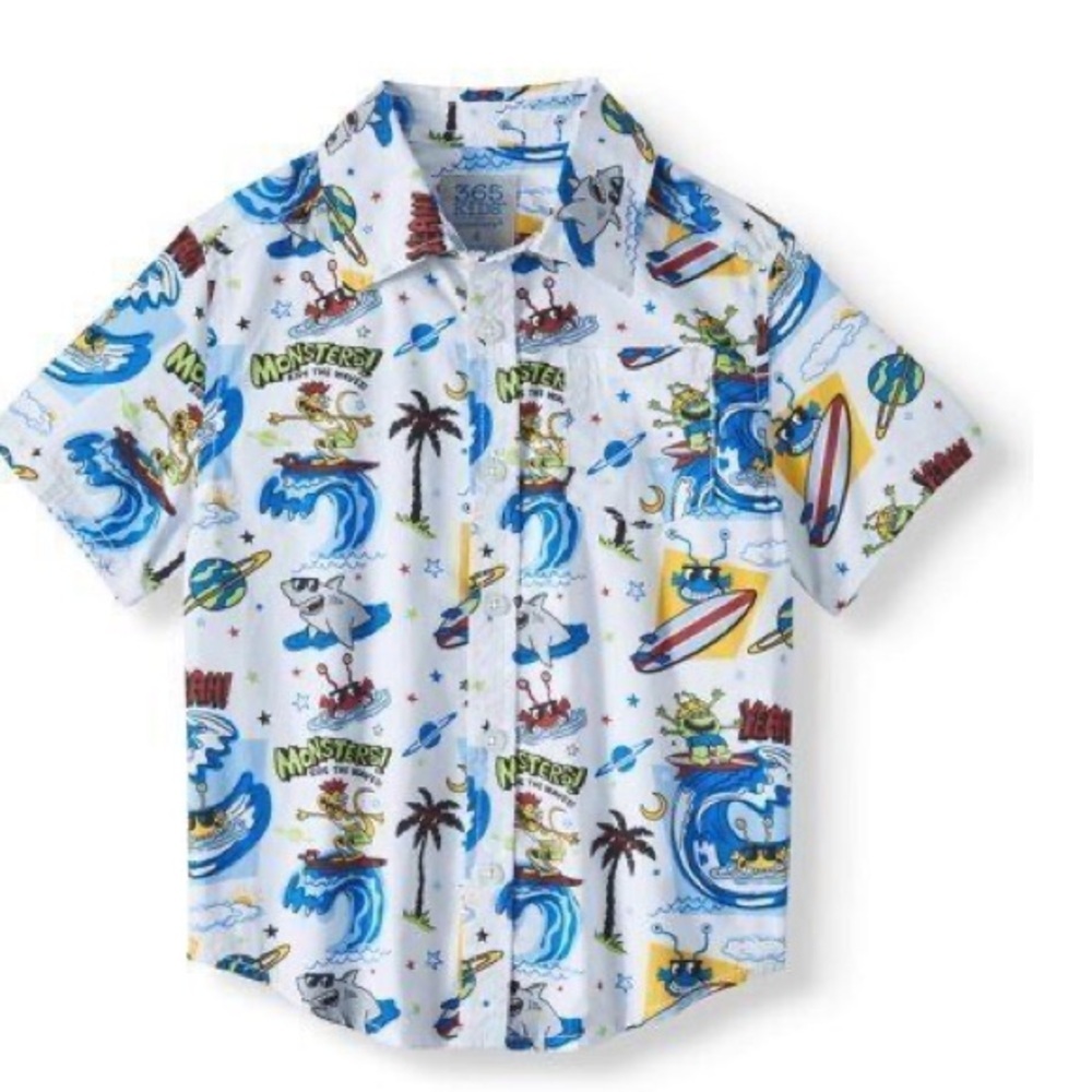 365 kids by Garanimals boys Hawaiian shirt